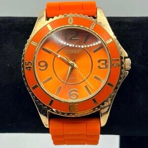 Gold & Orange Gossip Men’s Watch
